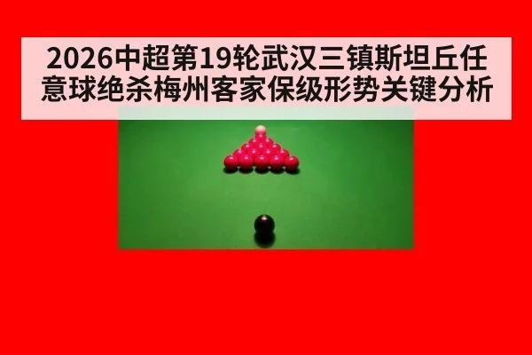 2026中超第19轮武汉三镇斯坦丘任意球绝杀梅州客家保级形势关键分析